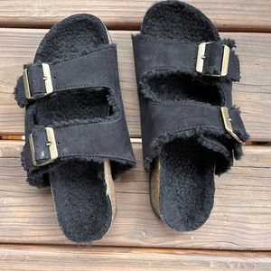 Fuzzy Sandals